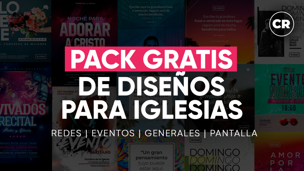 Pack de diseños gratis para iglesias